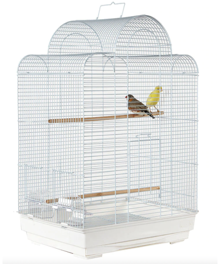 Rainforest Cages San Luis Small Bird Cage - White